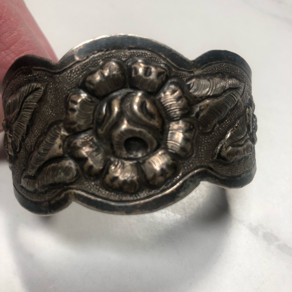 Vintage silver cuff bracelet
